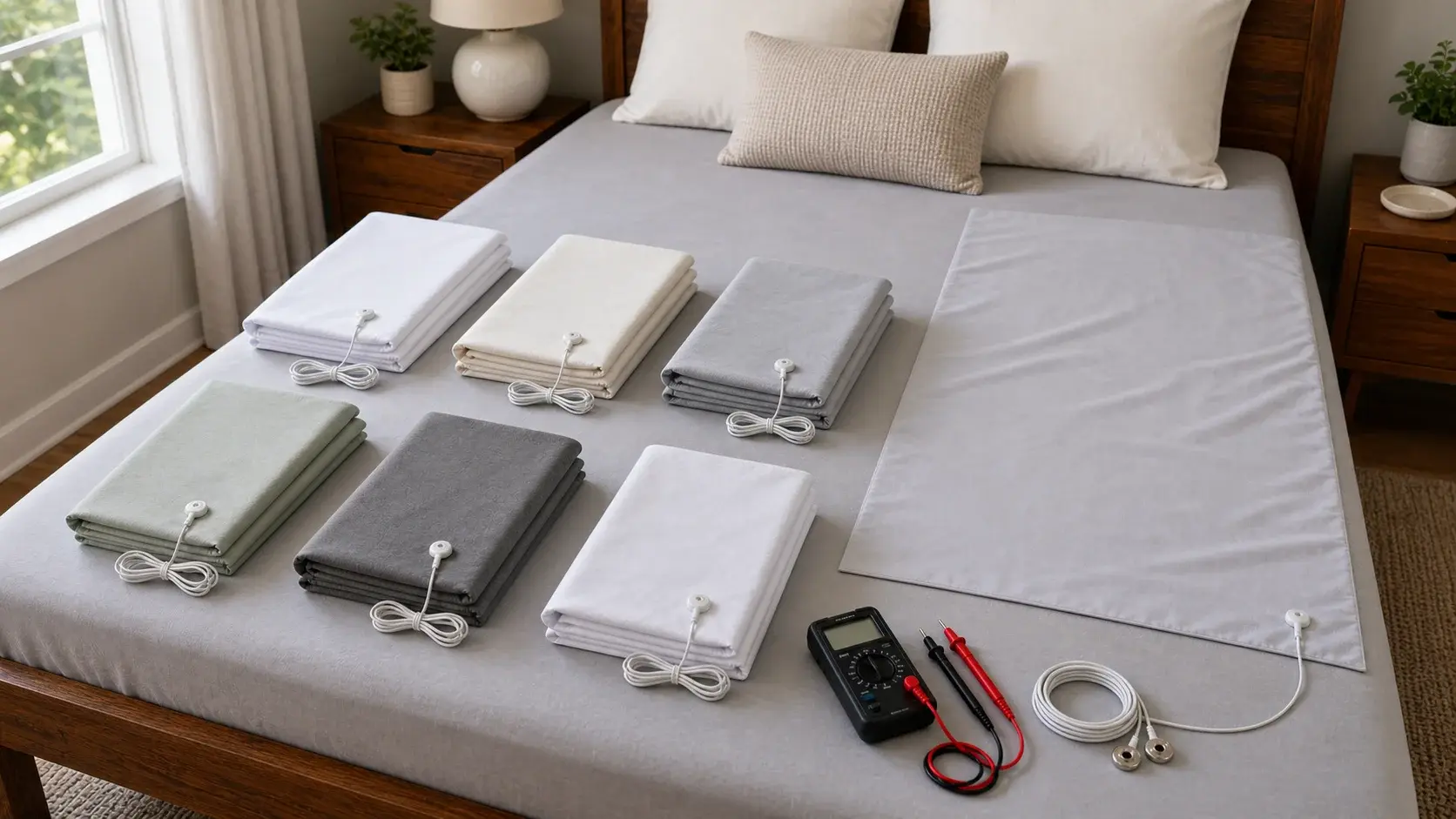 Grounding bed sheets product collection